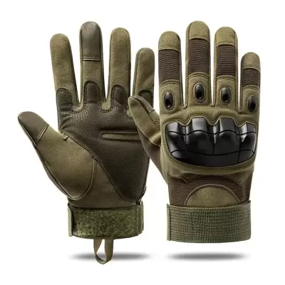 Hard knuckle tactical gloves